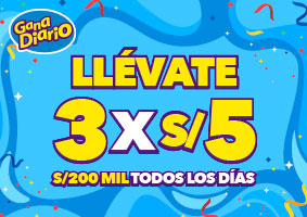 3 Gana Diario por solo S/ 5