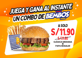 Promoción Juega y Gana con La Tinka y Bembos