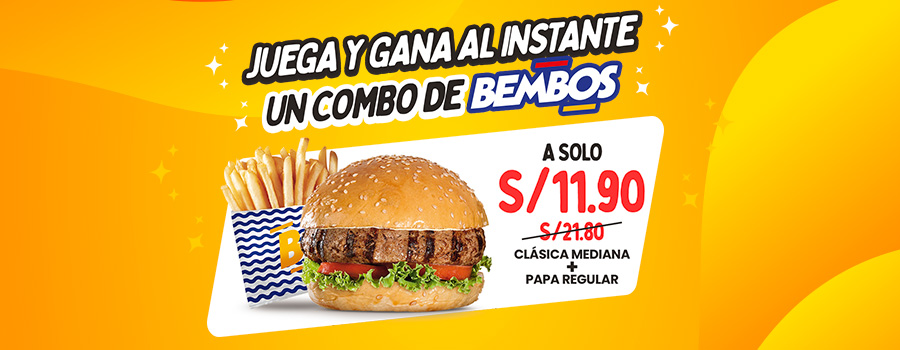Promoción Juega y Gana con La Tinka y Bembos