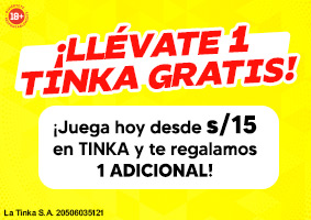 Promoción 1 Tinka Gratis