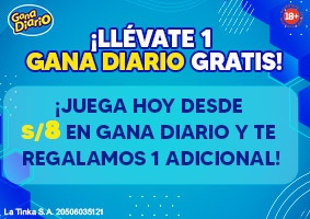 Promoción 1 Gana Diario Gratis